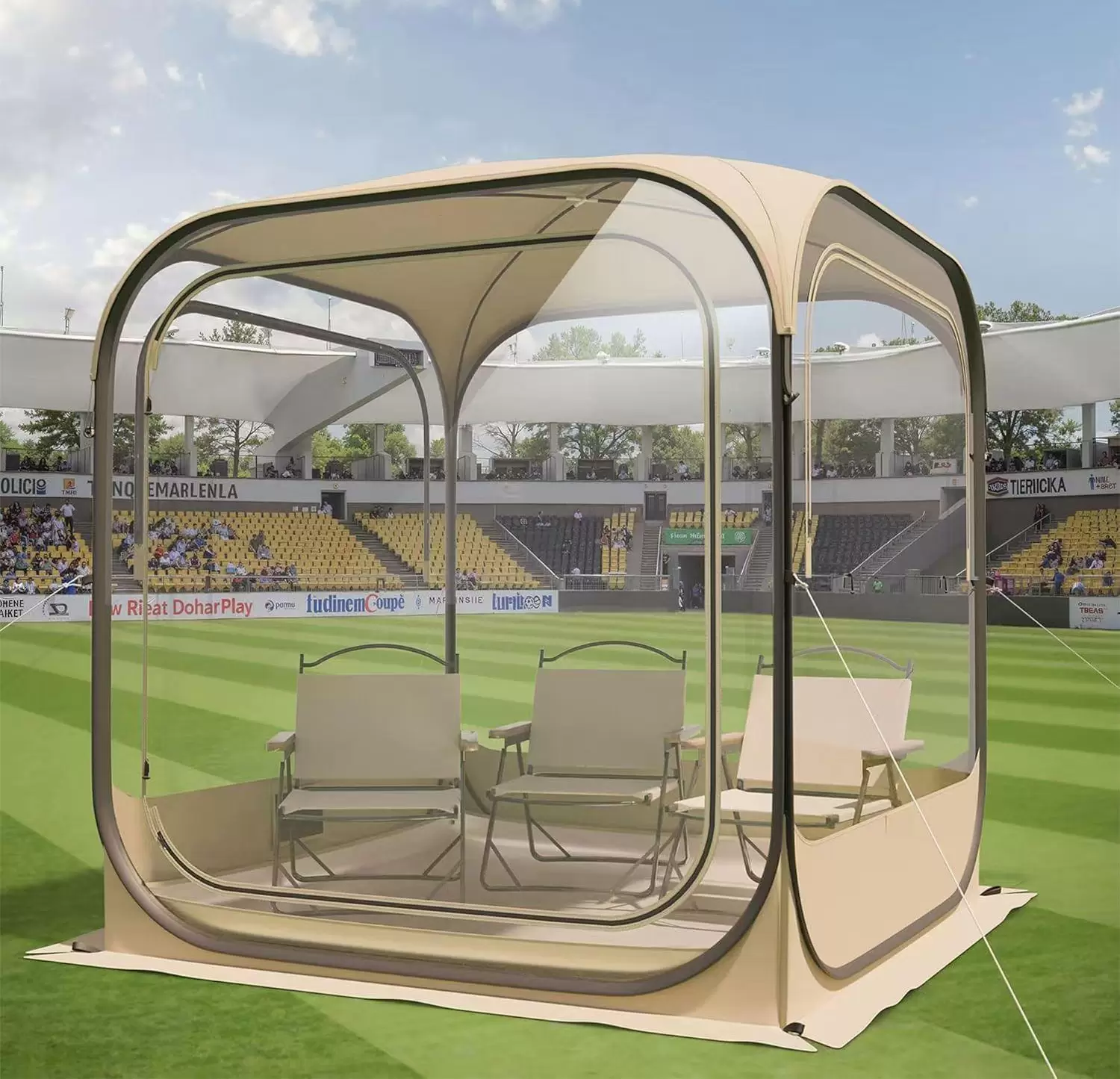 ClearView Bubble Tent: Sofortiger Aufbau für ganzjährigen Outdoor-Spaß