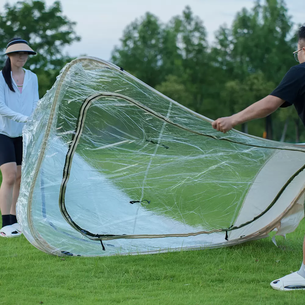 ClearView Bubble Tent: Sofortiger Aufbau für ganzjährigen Outdoor-Spaß