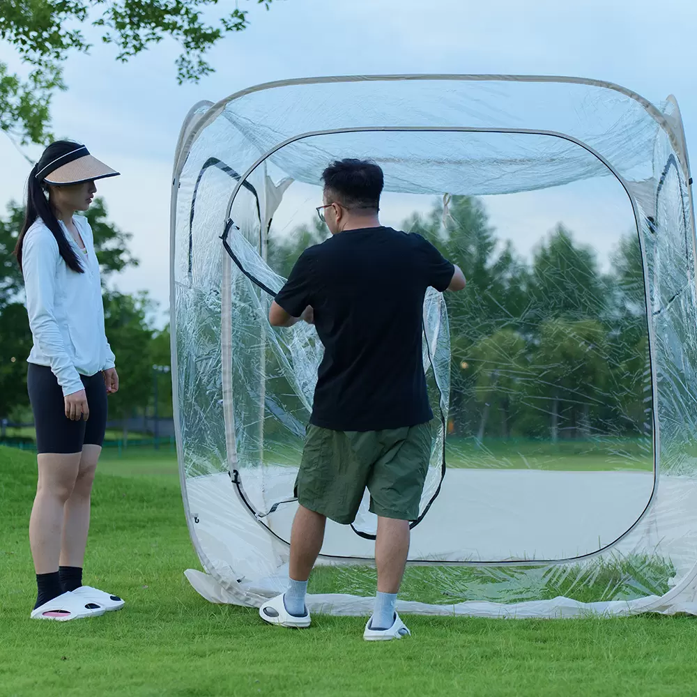 ClearView Bubble Tent: Sofortiger Aufbau für ganzjährigen Outdoor-Spaß