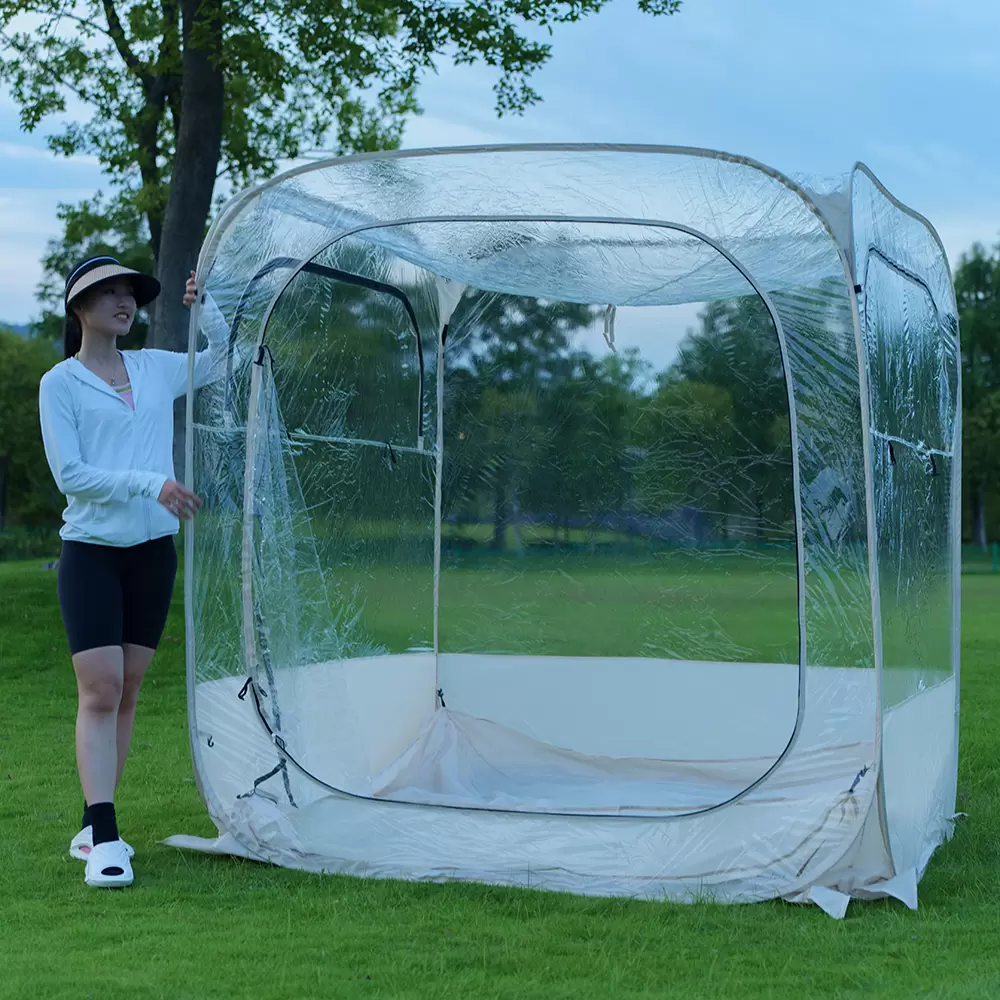 ClearView Bubble Tent: Sofortiger Aufbau für ganzjährigen Outdoor-Spaß