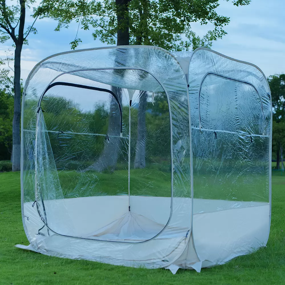 ClearView Bubble Tent: Sofortiger Aufbau für ganzjährigen Outdoor-Spaß
