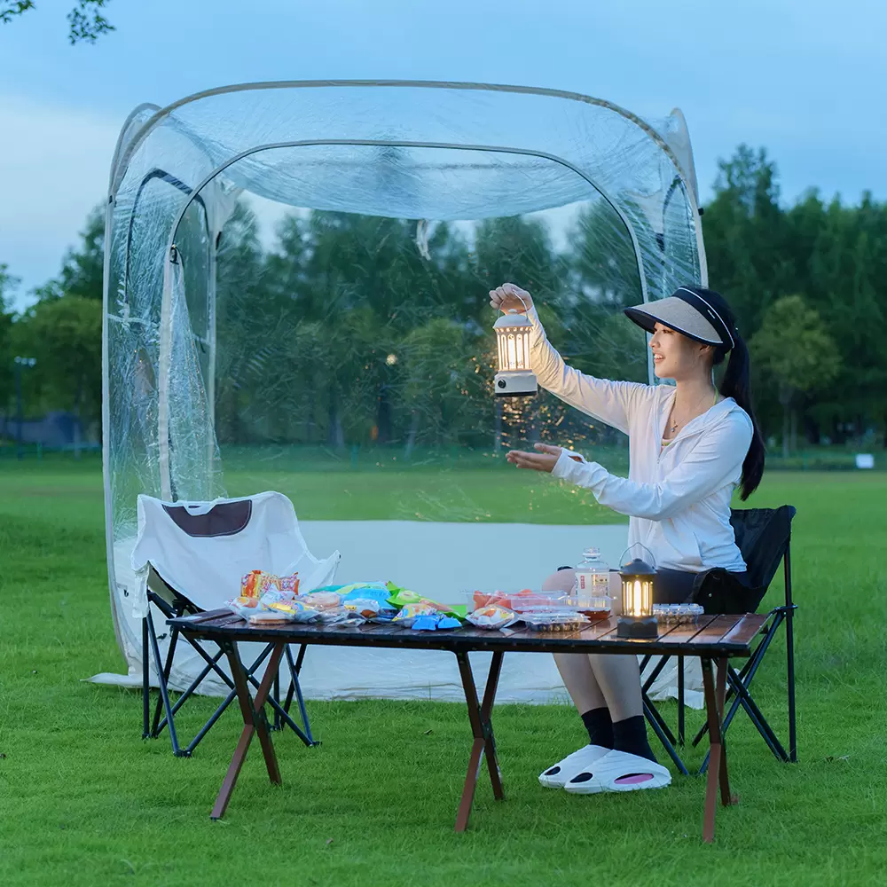 ClearView Bubble Tent: Sofortiger Aufbau für ganzjährigen Outdoor-Spaß